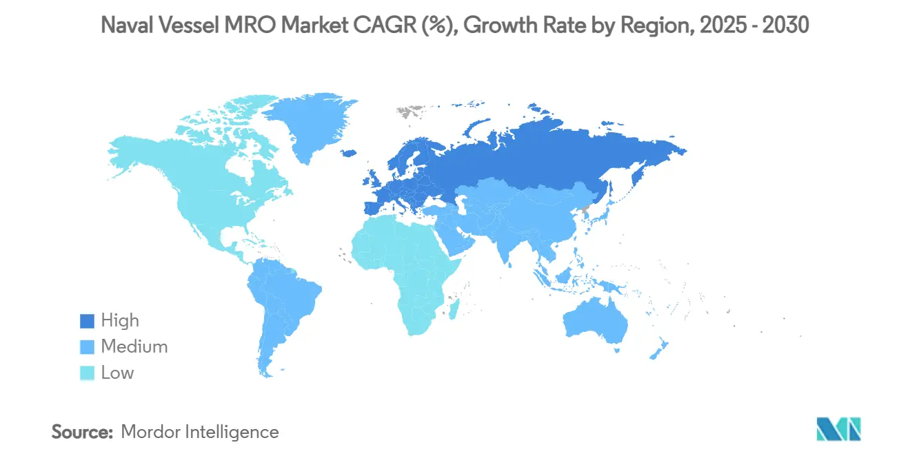 바카라 꽁 머니 함정 MRO 시장 CAGR(%), 지역별 성장률