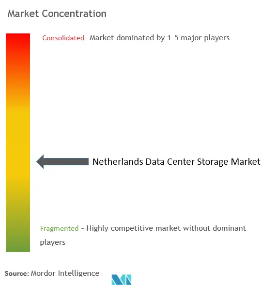 Netherlands Data Center Storage Market Concentration