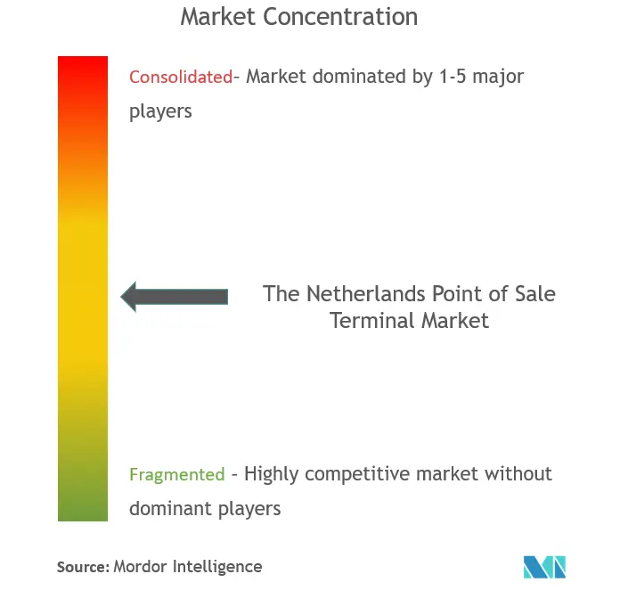 Netherlands POS Terminal Market Concentration