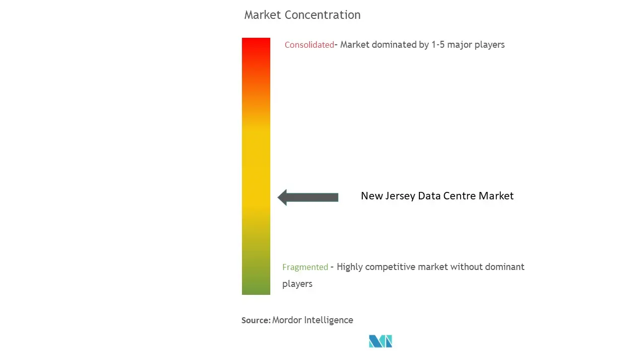 ニュージャージー データセンター市場集中度