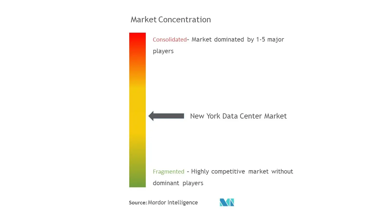 ニューヨークデータセンター市場集中度