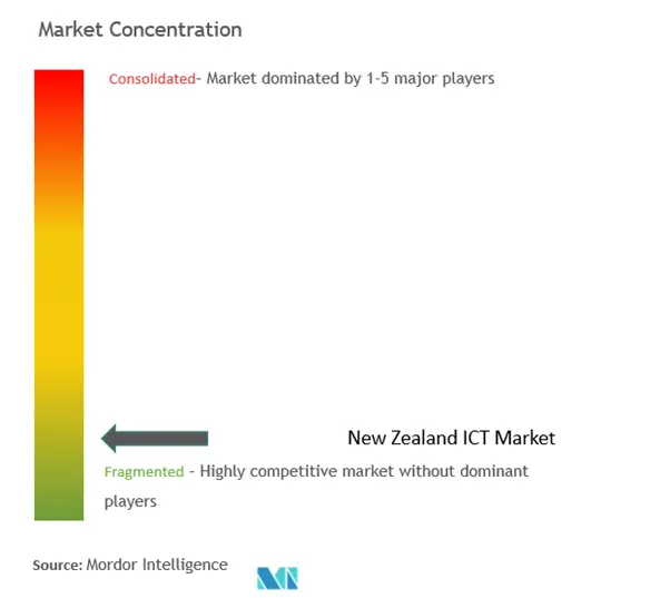 ニュージーランドのICT市場集中度