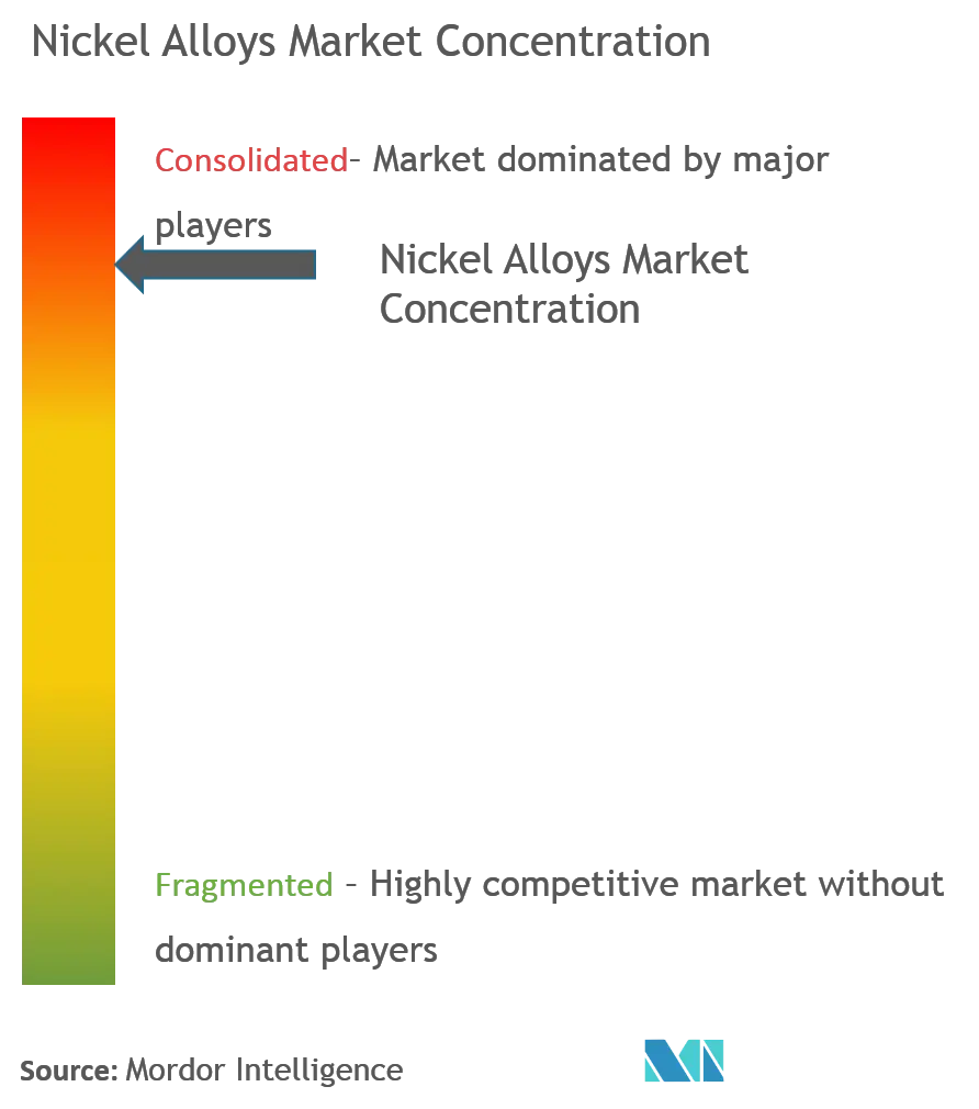 Nickel Alloys Market - Market Concentration