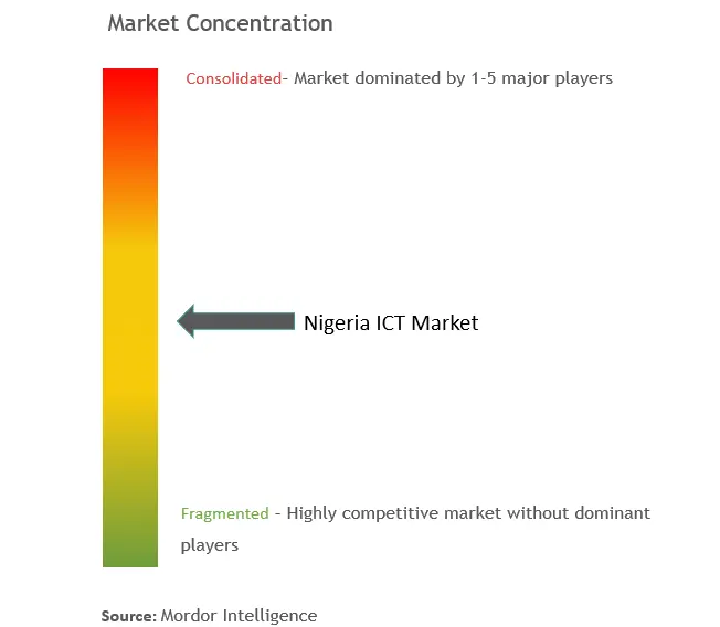 ナイジェリアICT市場集中度
