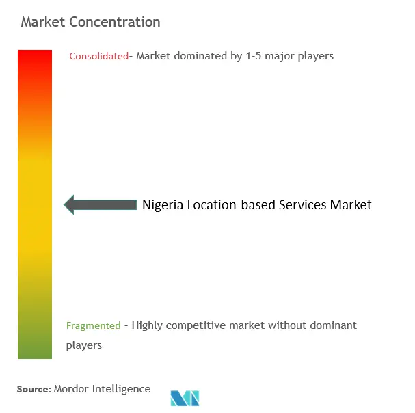 Nigeria Location-based Services Market Concentration