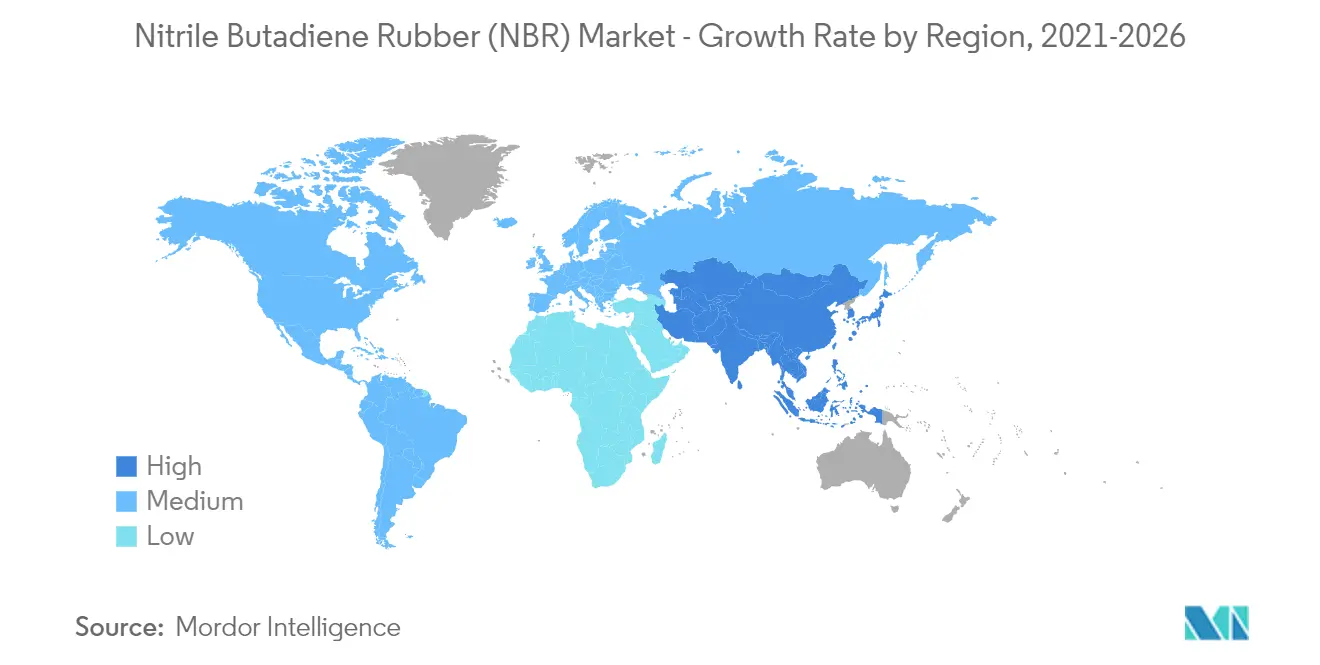 Nitrile Butadiene Rubber Market Geography Trends