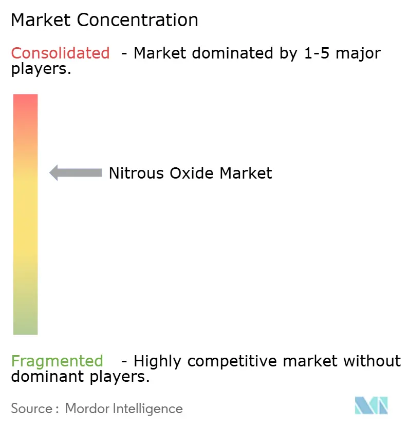 Nitrous Oxide Market Concentration