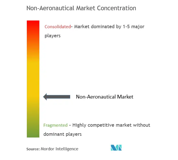 世界的な非航空分野市場集中度