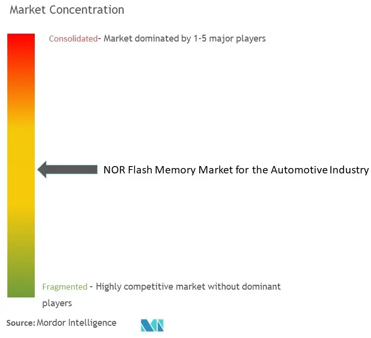 NOR Flash Memory Market For The Automotive Industry Concentration