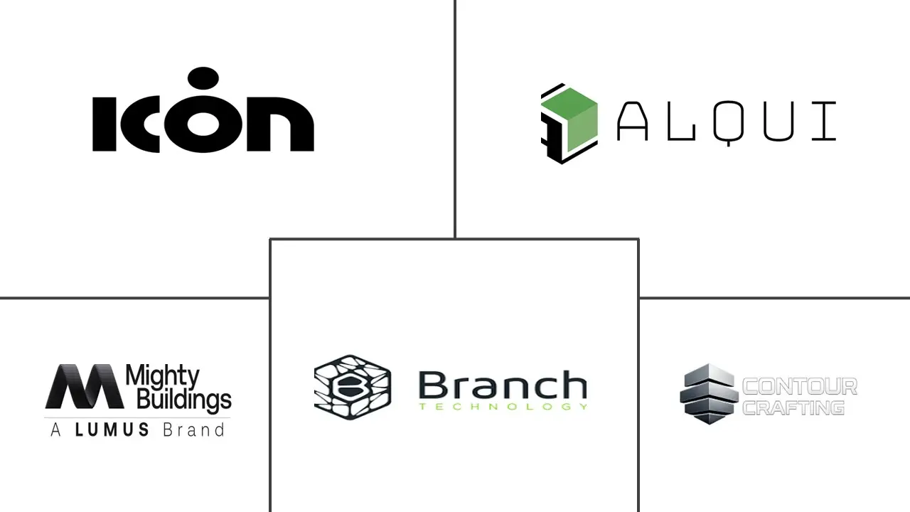 Major players in North America 3D Construction industry