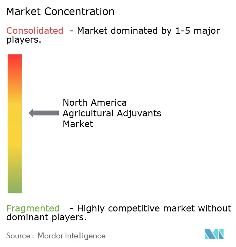 North America Agricultural Adjuvants Market Concentration
