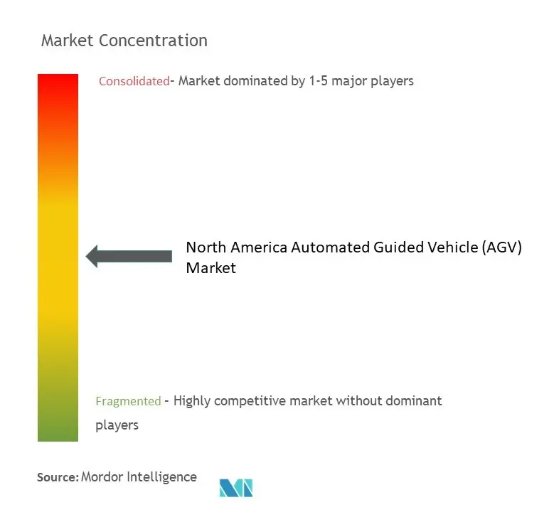 North America Automated Guided Vehicle (AGV) Market Concentration