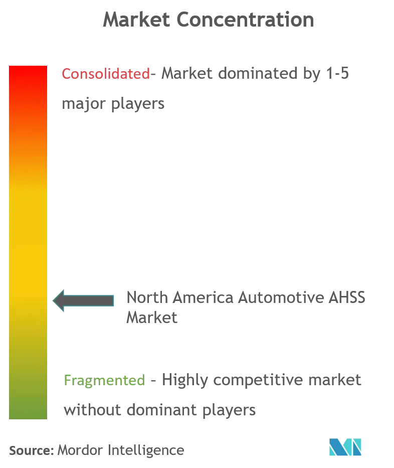 Norteamérica Automotriz AHSSConcentración del Mercado