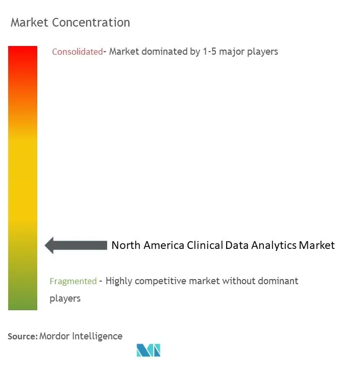 تحليلات البيانات السريرية في أمريكا الشمالية في تركيز سوق الرعاية الصحية