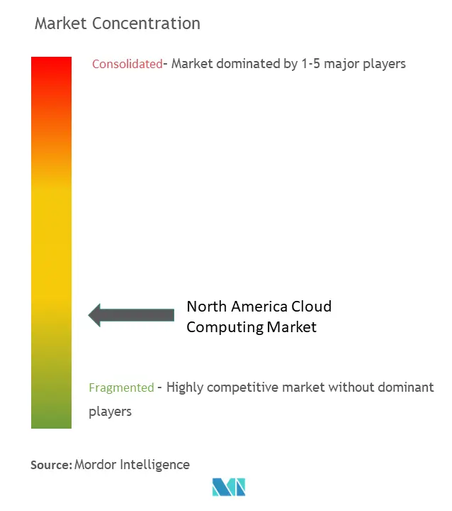 North America Cloud Computing Market Concentration