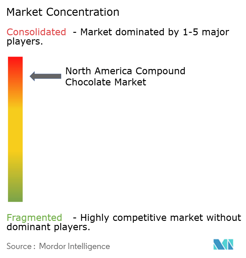 North America Compound Chocolate Market Concentration