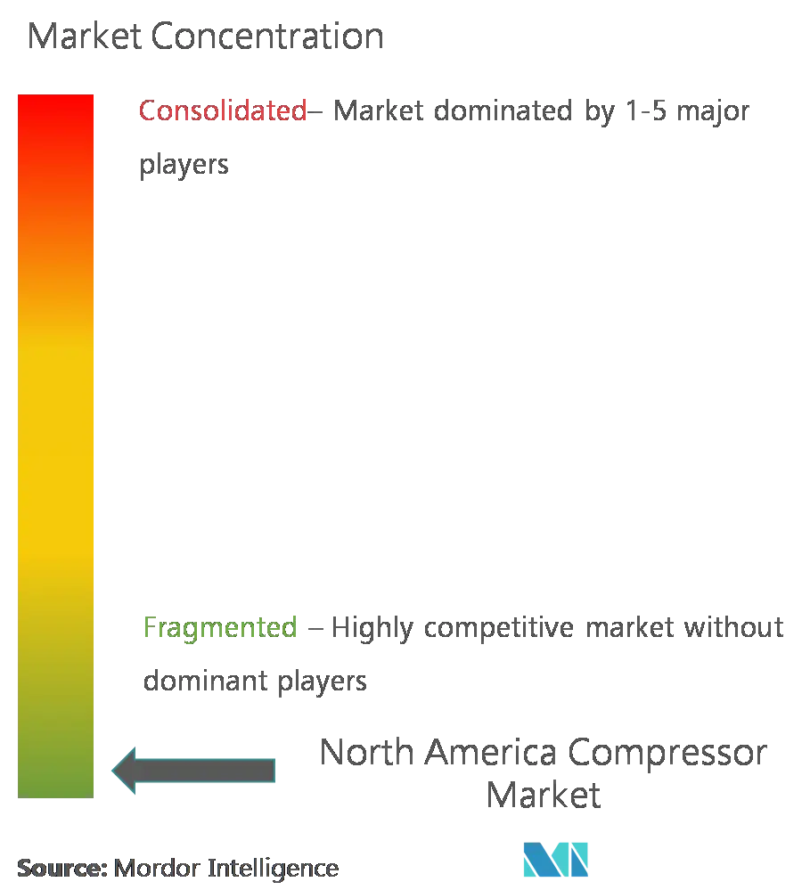 North America Compressor Market Concentration