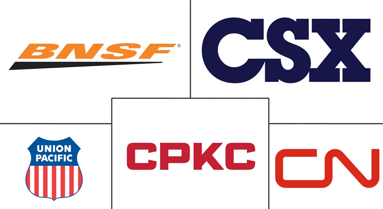 Major players in North America Containerized Rail Freight Transport industry