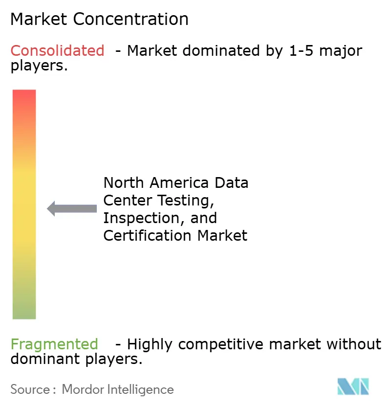 North America Data Center Testing, Inspection, and Certification Market Concentration