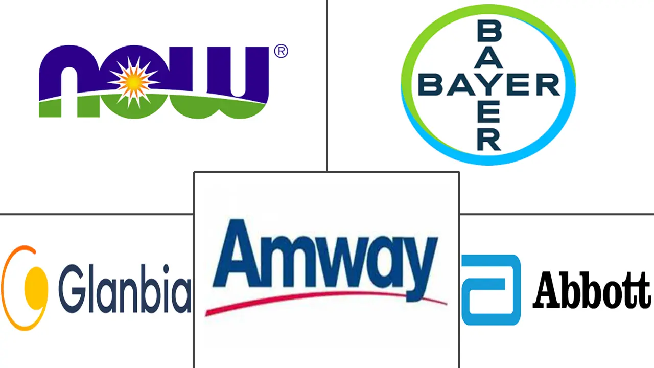 북미 건강 보조 식품 시장 주요 업체
