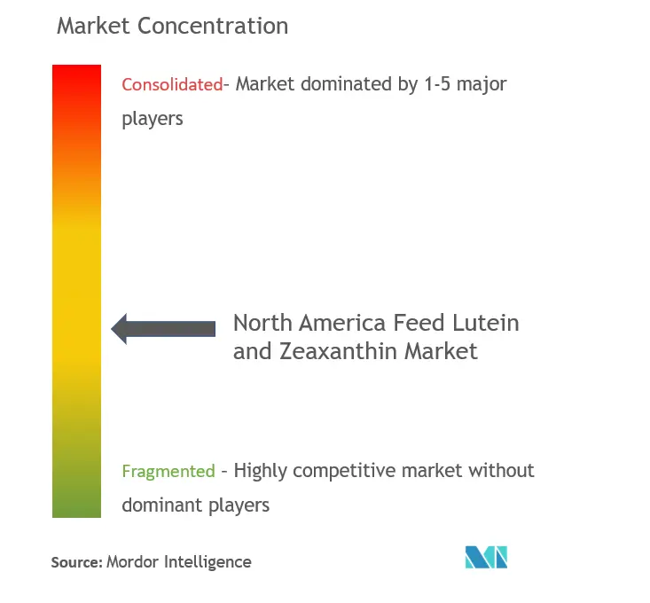 North America Feed Lutein and Zeaxanthin Market Concentration