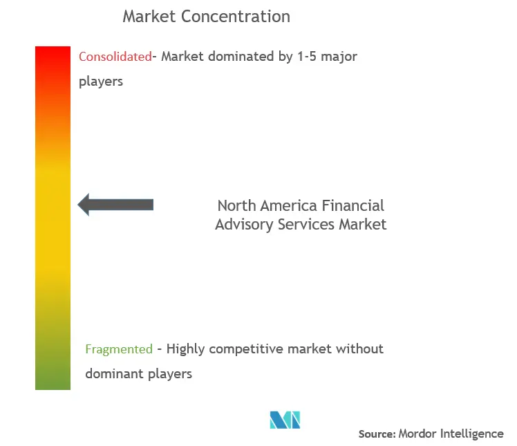 North America Financial Advisory Services Market Concentration