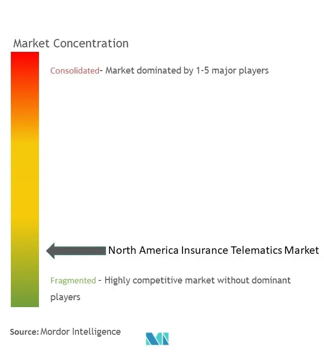 North America Insurance Telematics Market Concentration
