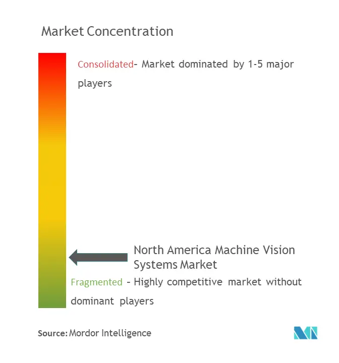 Systèmes de vision industrielle NAConcentration du marché