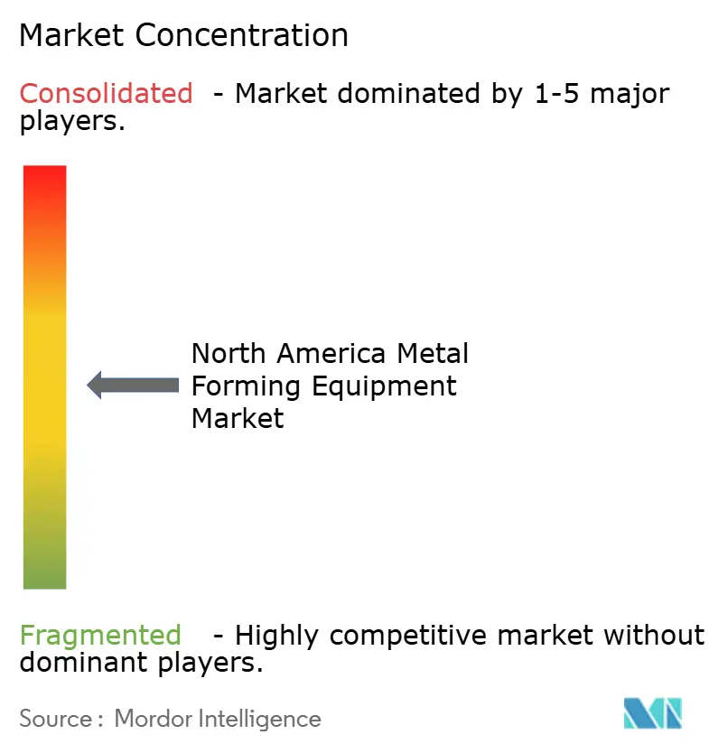 North America Metal Forming Equipment Market Concentration