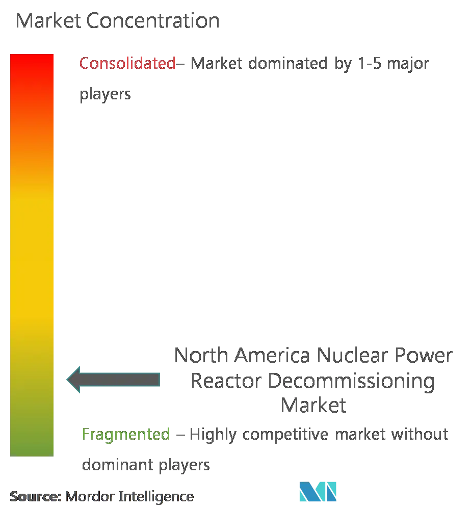 Market Concentration - North America Nuclear Power Reactor Decommissioning Market.png