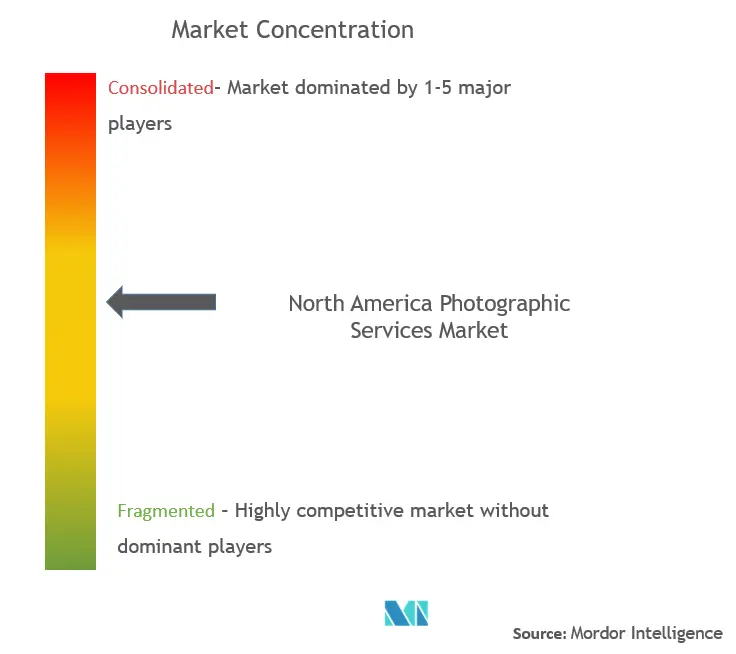 北米写真サービス市場集中度