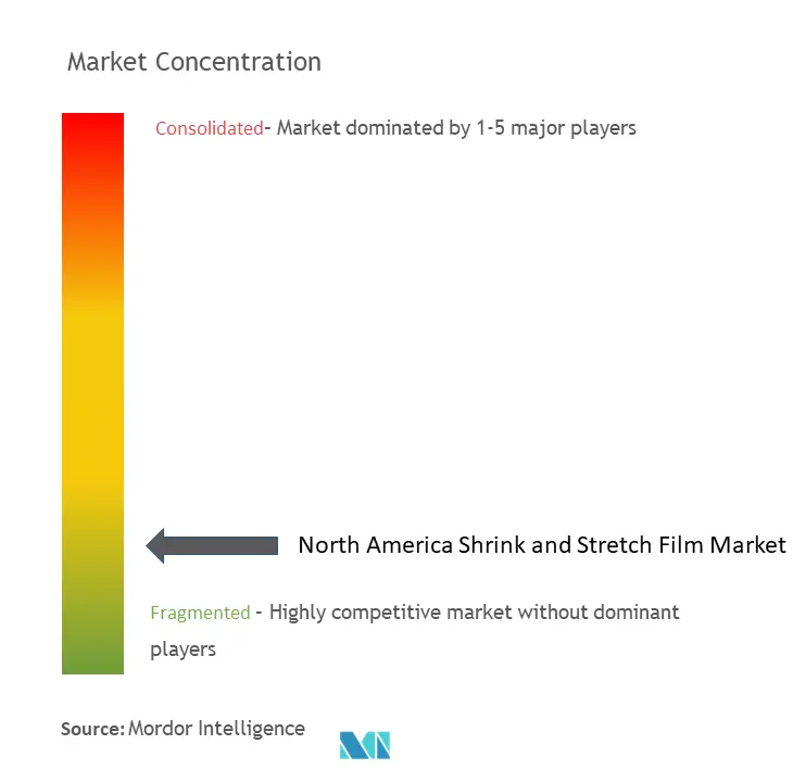 North America Shrink and Stretch Film Market Concentration