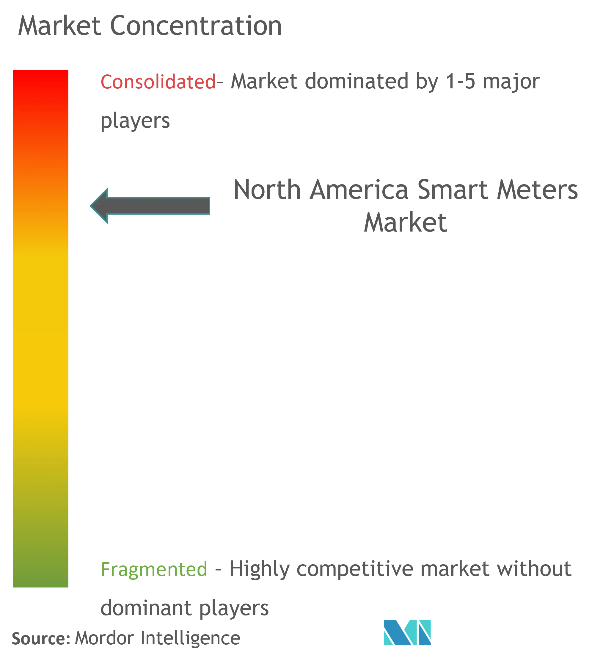 North America Smart Meters Market Concentration