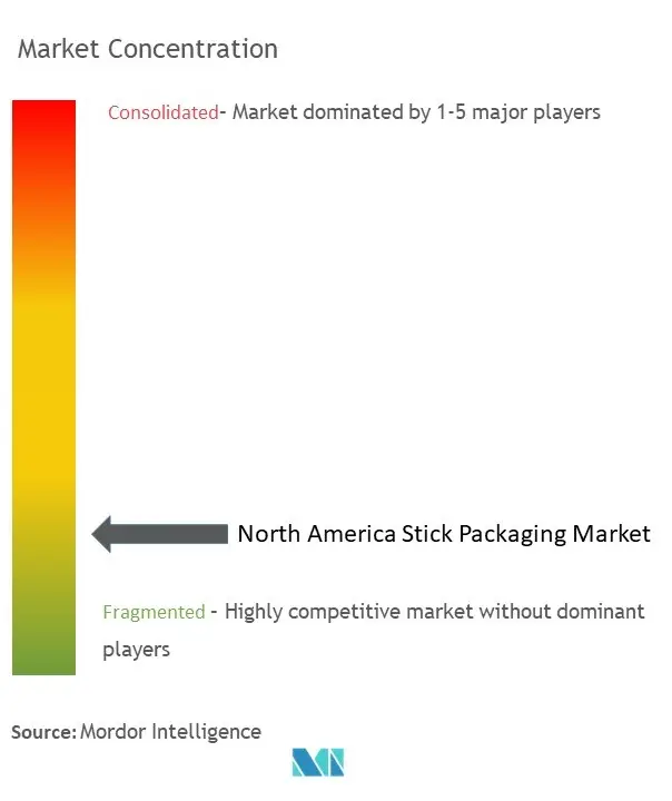 North America Stick Packaging Market Concentration