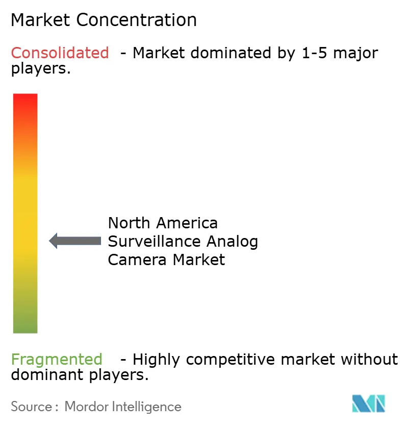 North America Surveillance Analog Camera Market Concentration