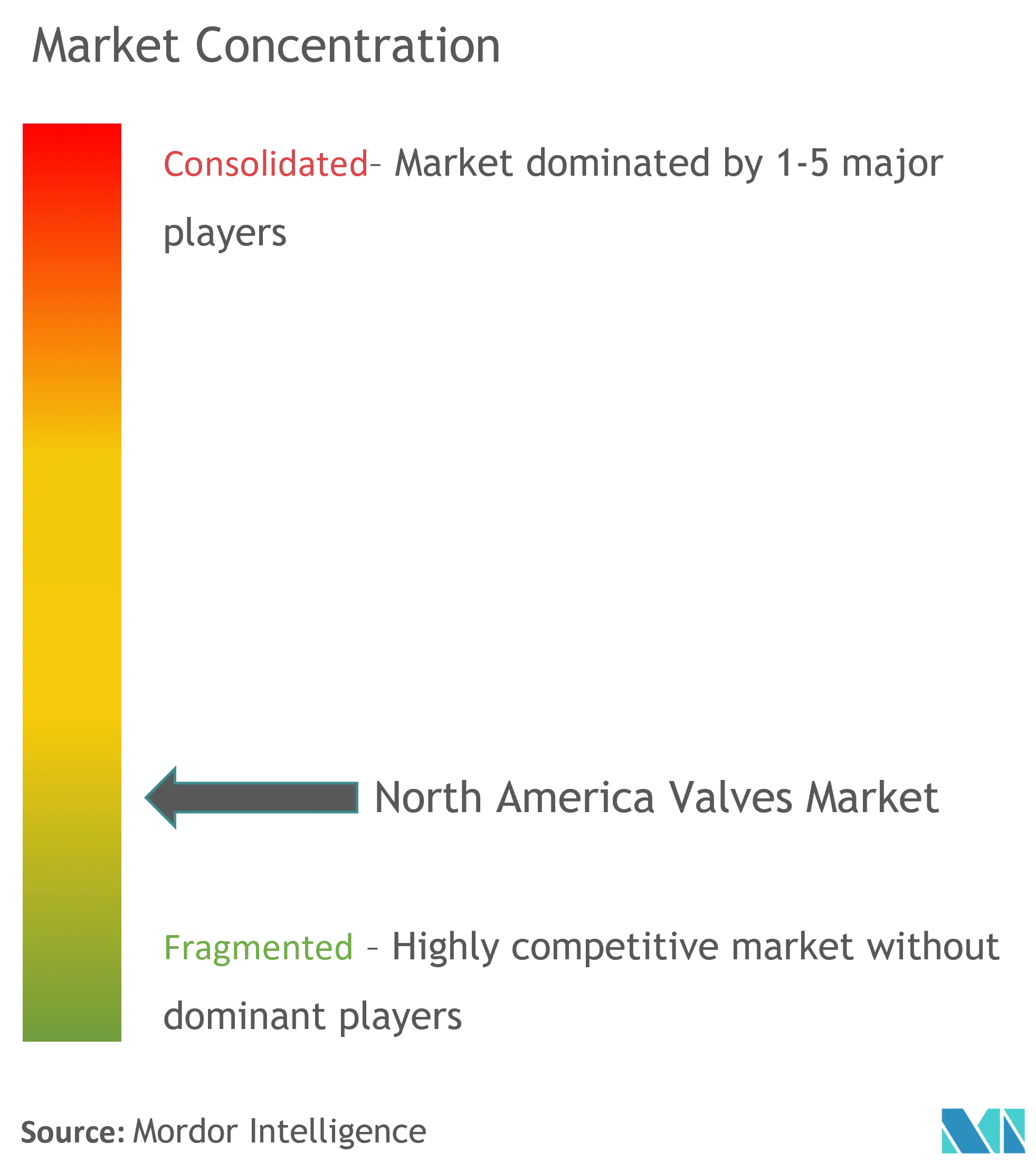 North America Valves Market Concentration