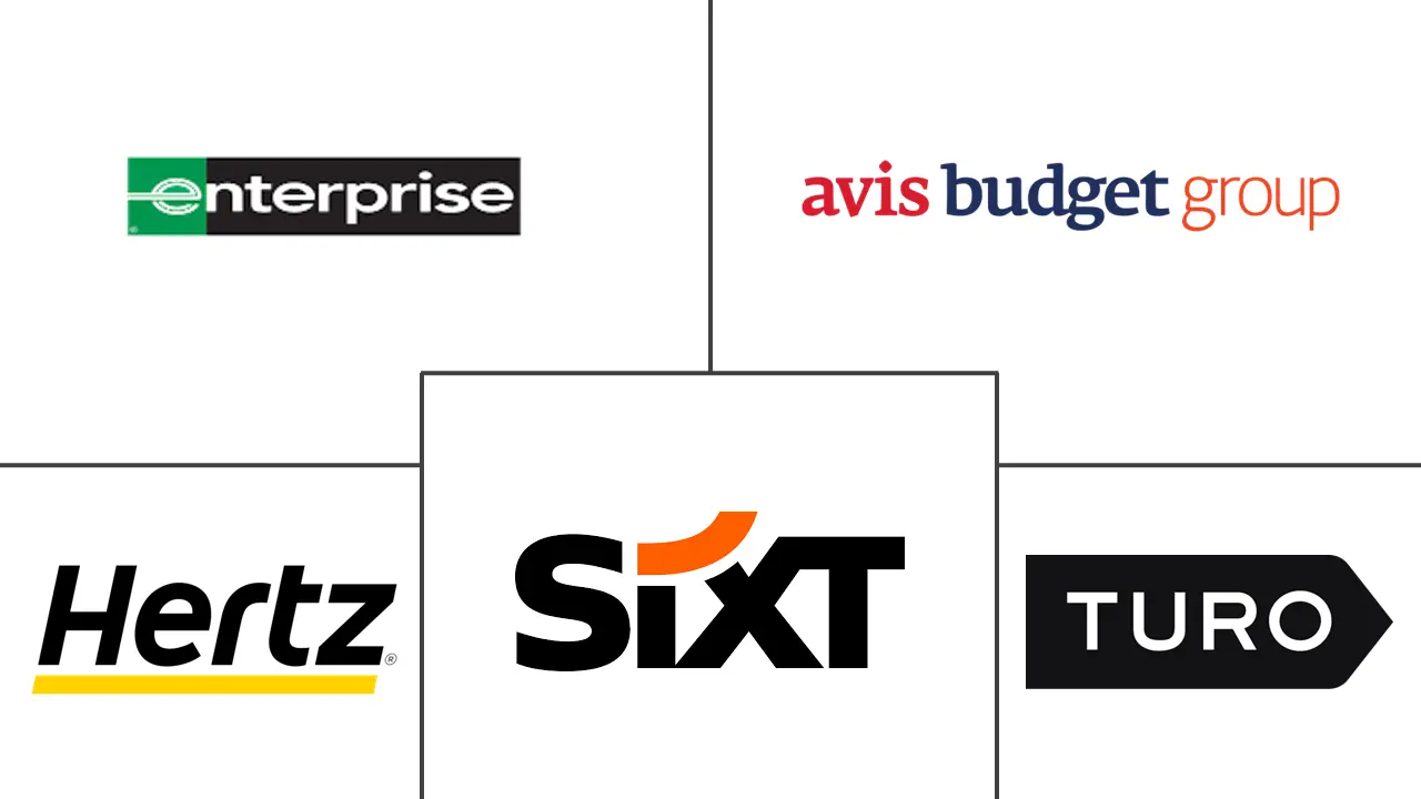 Major players in North America Vehicle Rental industry