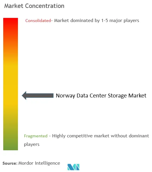 Norway Data Center Storage Market Concentration