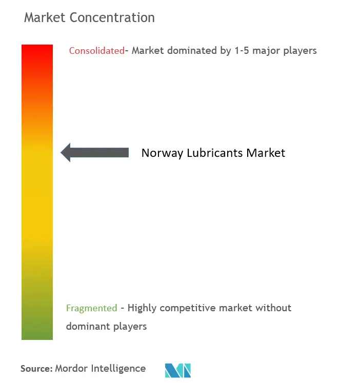 Norway Lubricants Market Concentration