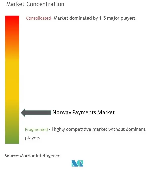 Norway Payments Market Concentration