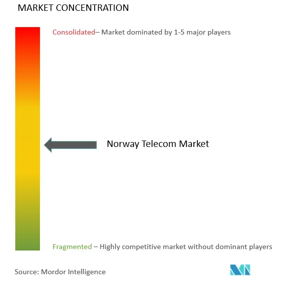 Norway Telecom Market Concentration