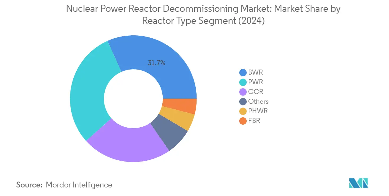 Market Analysis of Nuclear Power Reactor Decommissioning Market: Chart for Reactor Type