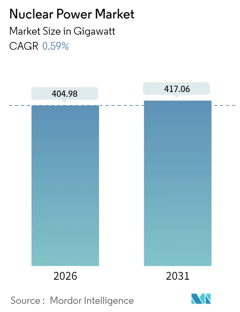 Nuclear Power Market (2025 - 2030)