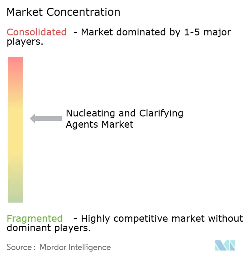 Nucleating and Clarifying Agents Market Concentration