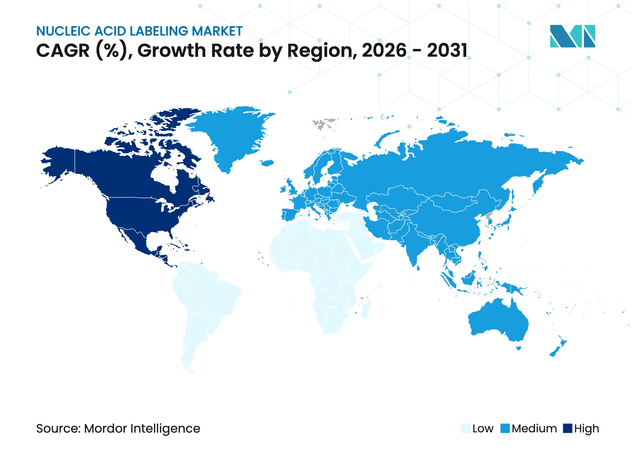 Nucleic Acid Labeling Market Growth Rate by Region