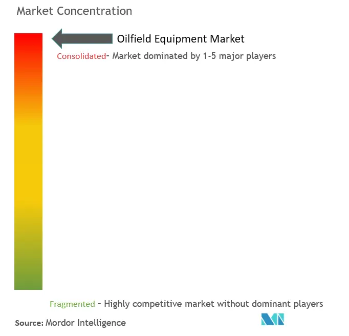 Equipos para yacimientos petrolíferosConcentración del Mercado