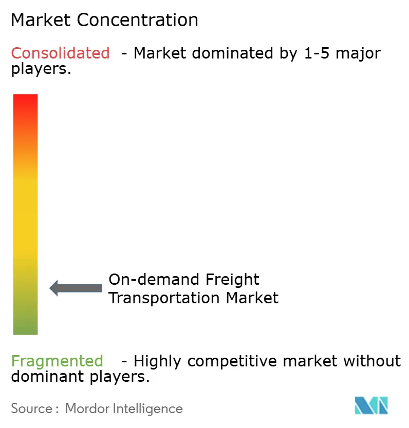 On-demand Freight Transportation Market Concentration