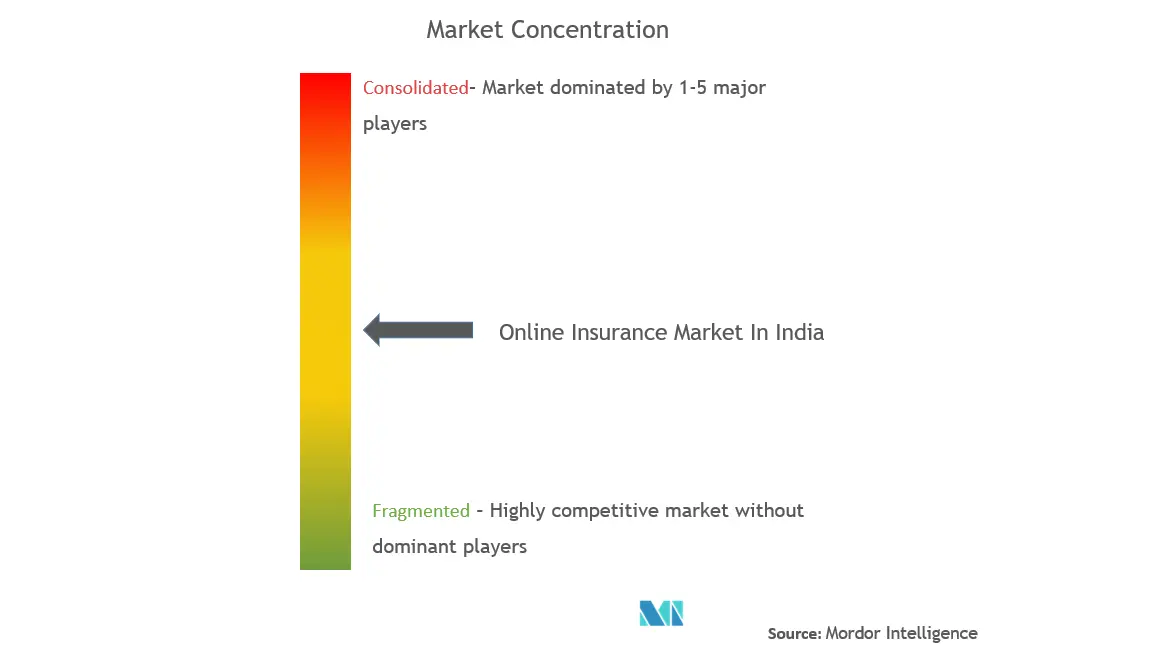 Online Insurance Market Concentration