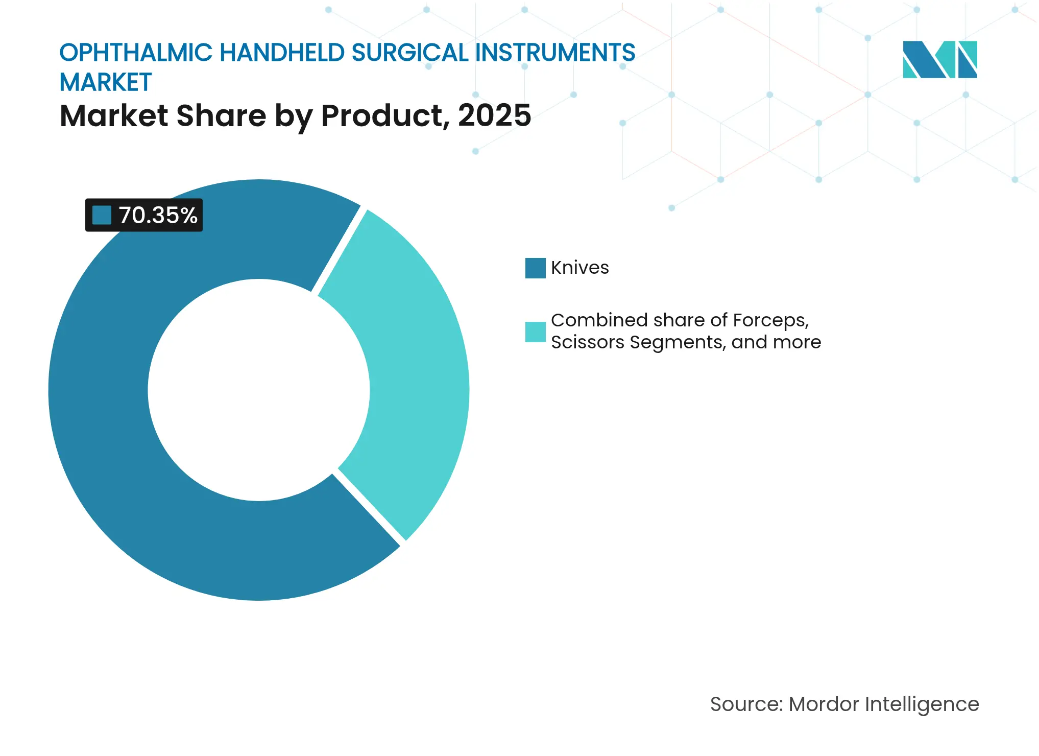안과용 휴대용 수술 기구 시장: 제품별 시장 점유율, 2025