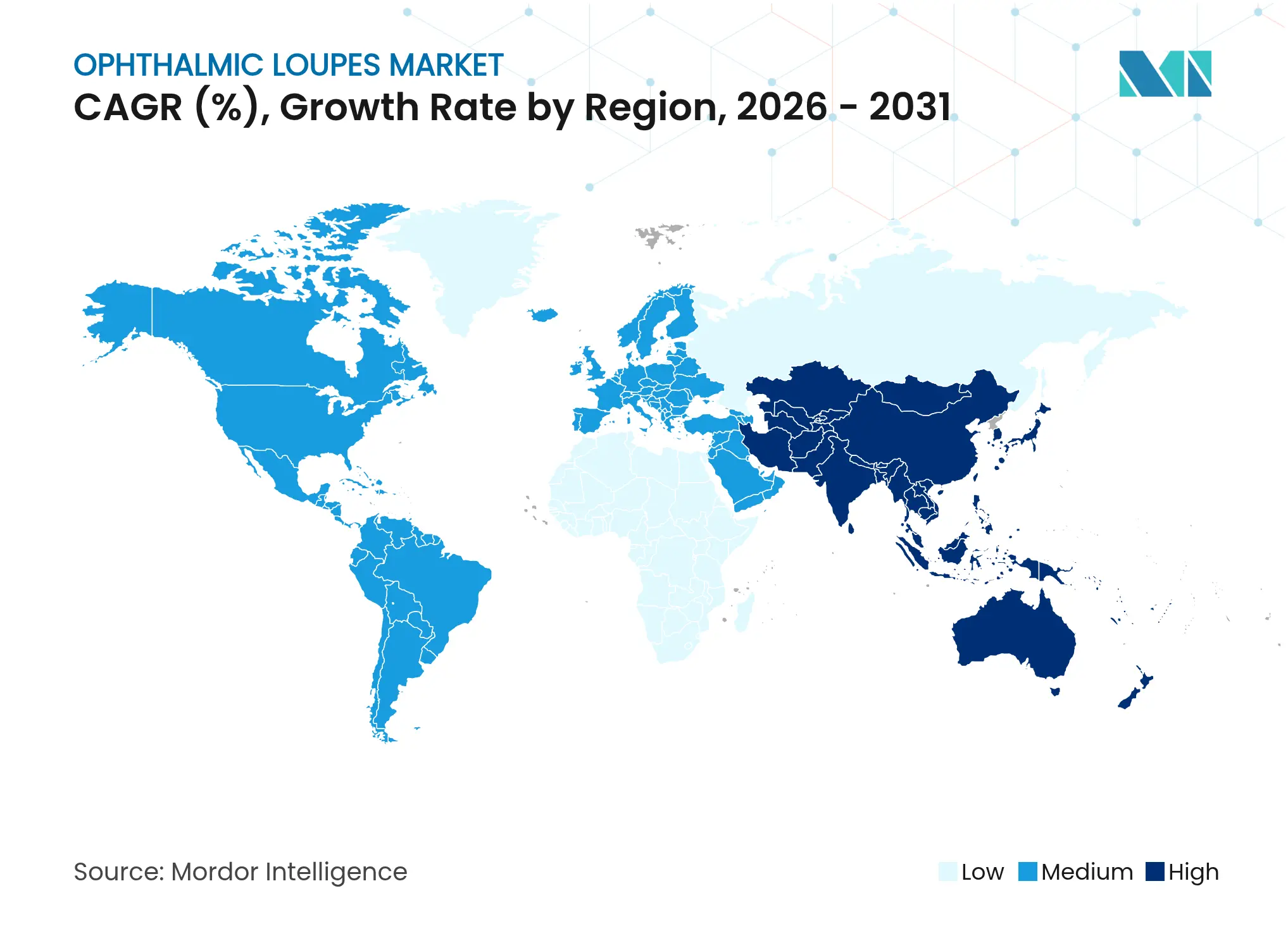 Ophthalmic Loupes Market CAGR (%), Growth Rate by Region